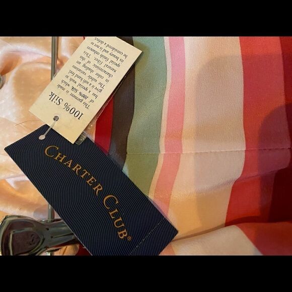 NWT Charter Club silk spring / work skirt. - Picture 9 of 9